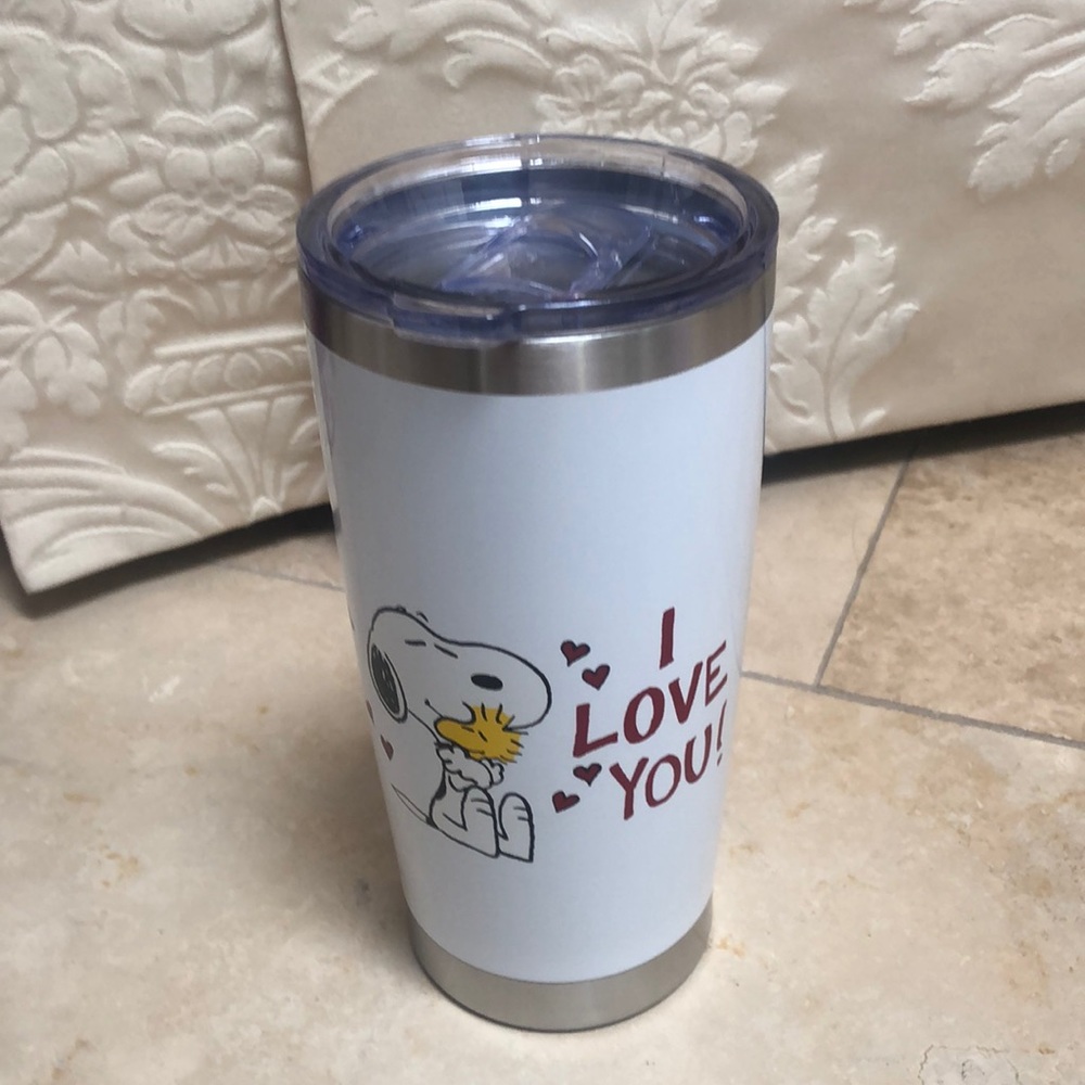 CHARLIE BROWN TRAVEL TUMBLER
